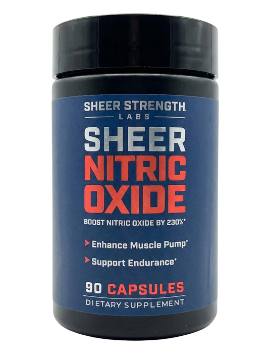 Sheer Strength Labs Nitric Oxide Supplement for Men - Clinically Tested for Pumps & Blood Flow - 270% More Nitric Oxide - Nitrosigine Supplement, S7 & Beetroot - Made in USA - 90 Capsules Sheer Strength LabsBuy Supplements Australia