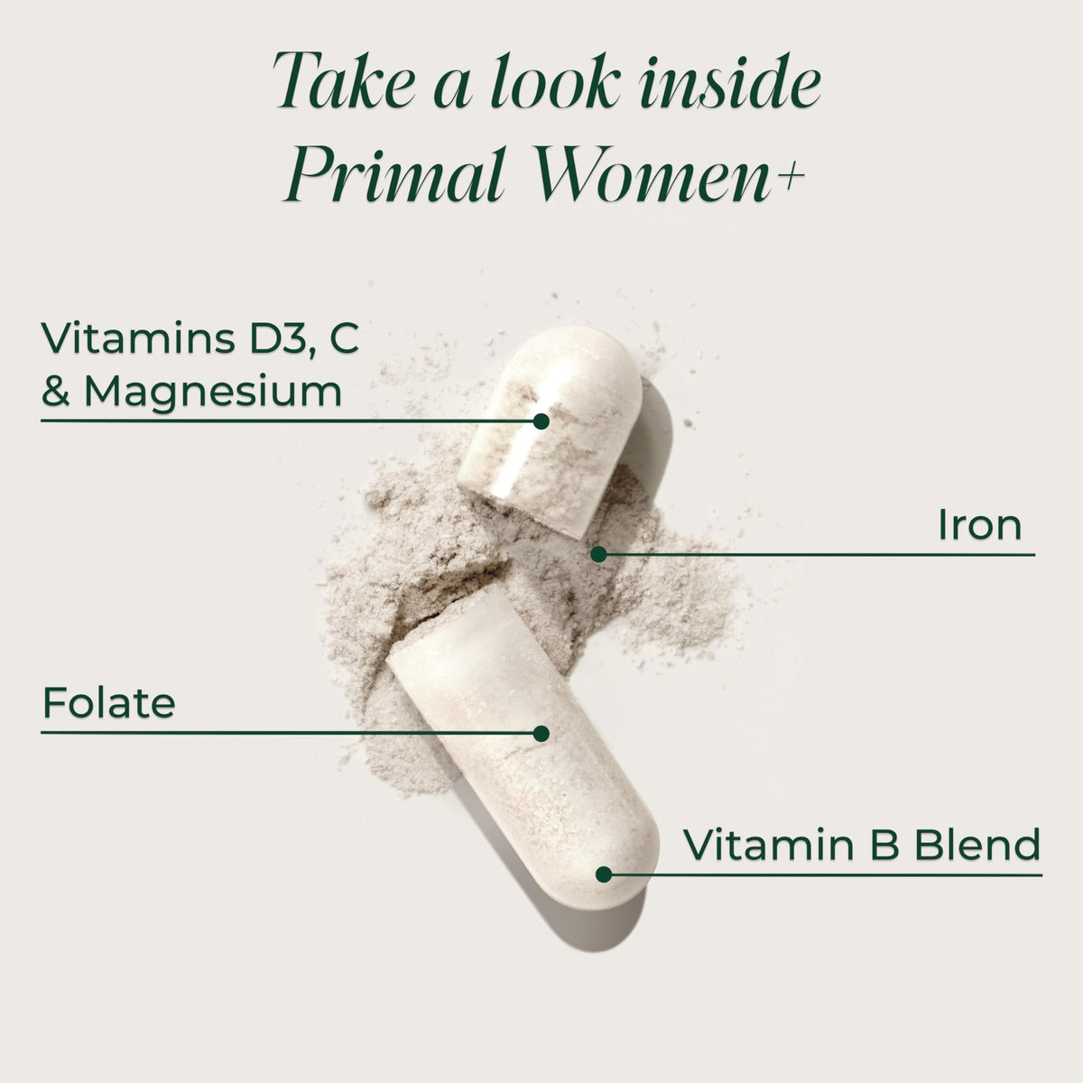 Buy supplements Primal Harvest Women+, Woman's Multivitamin Vitamin A, Vitamin C, Vitamin D and E, Vitamin B12, B6, Biotin - Vitaza UK Supplements UK