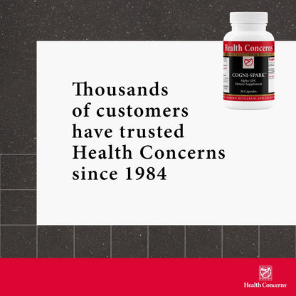 Buy supplements Health Concerns Cogni-Spark – Brain Support for Memory, Focus, and Mental Clarity – Alpha-GPC Choline Supplement for Cognition, Nerve Function & Longevity - Vitaza UK Supplements UK