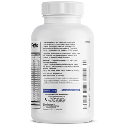 Buy supplements Bronson ONE Daily Mens 50+ Complete Multivitamin Multimineral, 180 Tablets - Vitaza UK Supplements UK