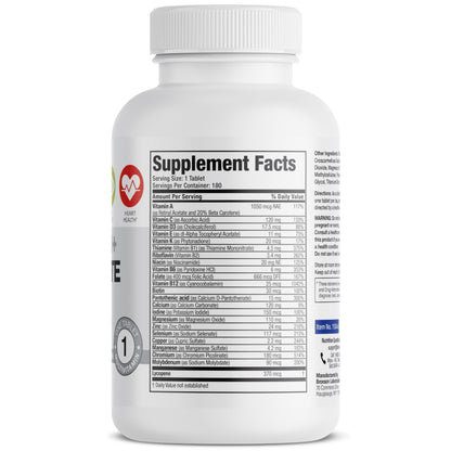 Buy supplements Bronson ONE Daily Mens 50+ Complete Multivitamin Multimineral, 180 Tablets - Vitaza UK Supplements UK