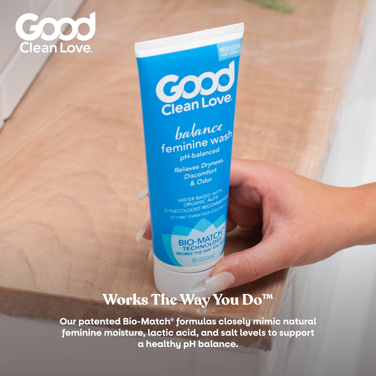 Good Clean Love Balance Moisturizing Wash, pH-Balanced Vaginal Soap for Women Good Clean LoveBuy Supplements Australia