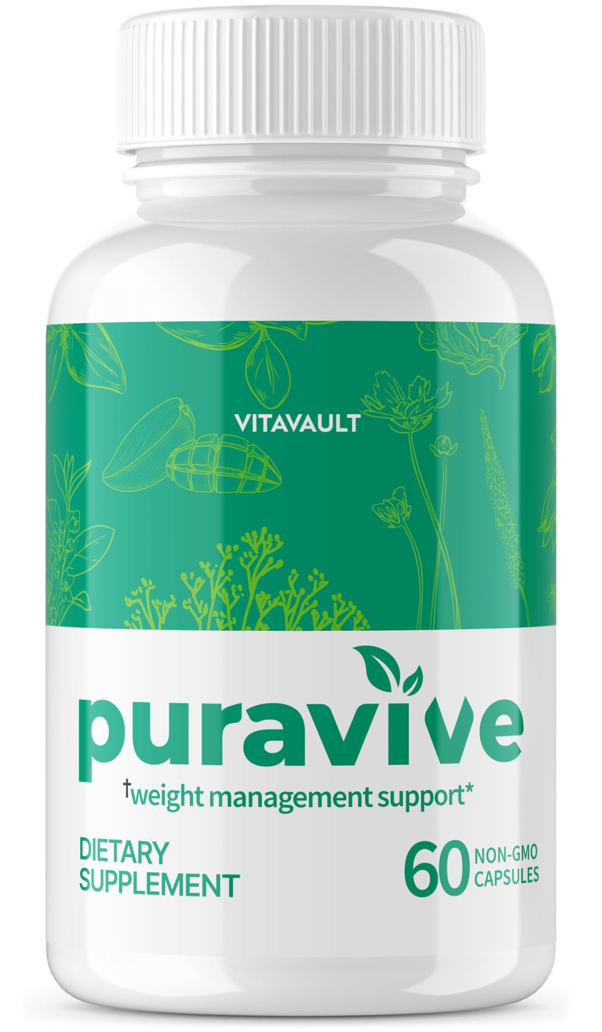 Vitavault Puravive Weight Management Support - Puravive Capsules, Advanced Formula 
