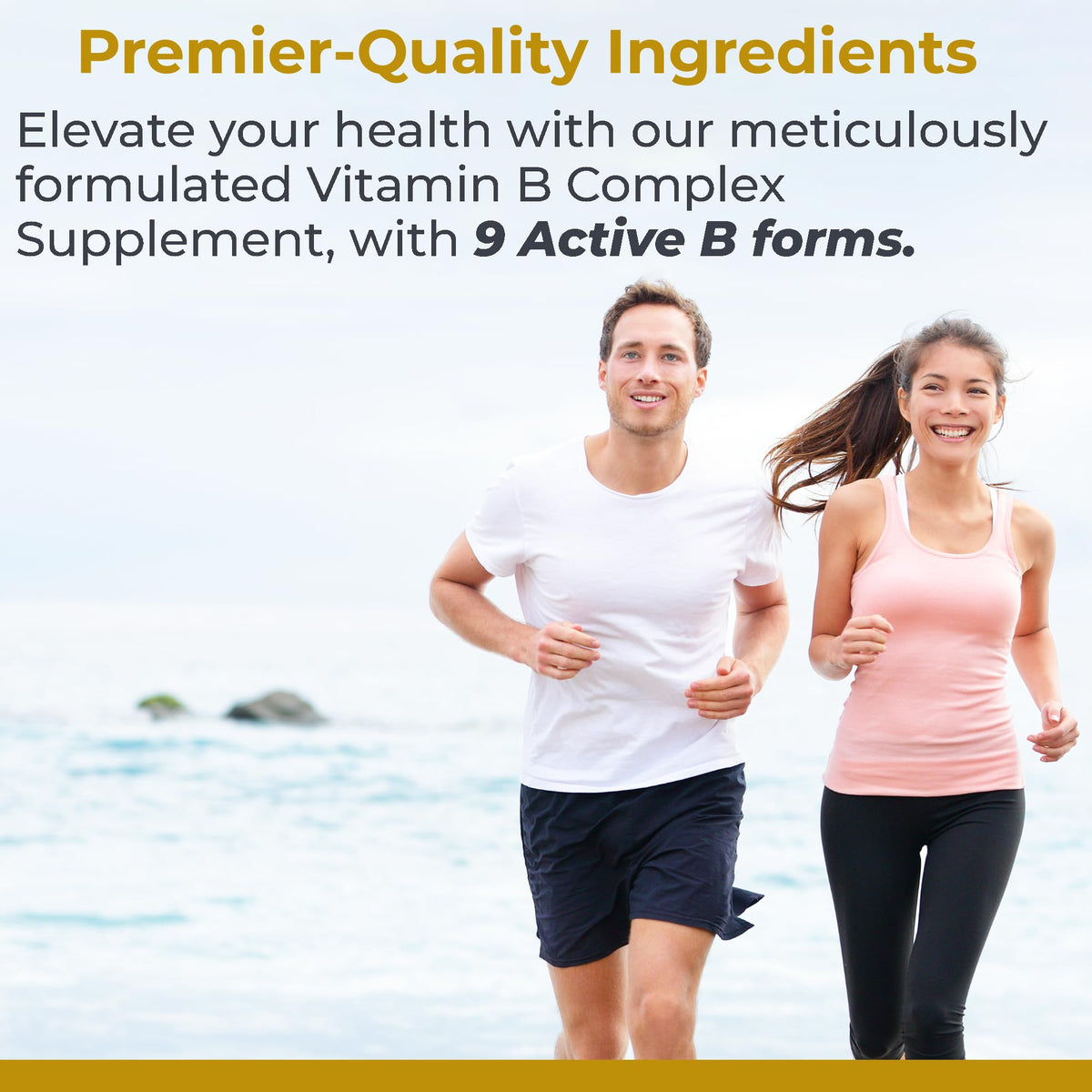 Buy supplements Premier Research Labs Complete B - Vitamin B Complex Supplement for Optimal Health | Vitamin B Supplement with Biotin | 9 Active B Vitamins | for Liver - Vitaza UK Supplements UK