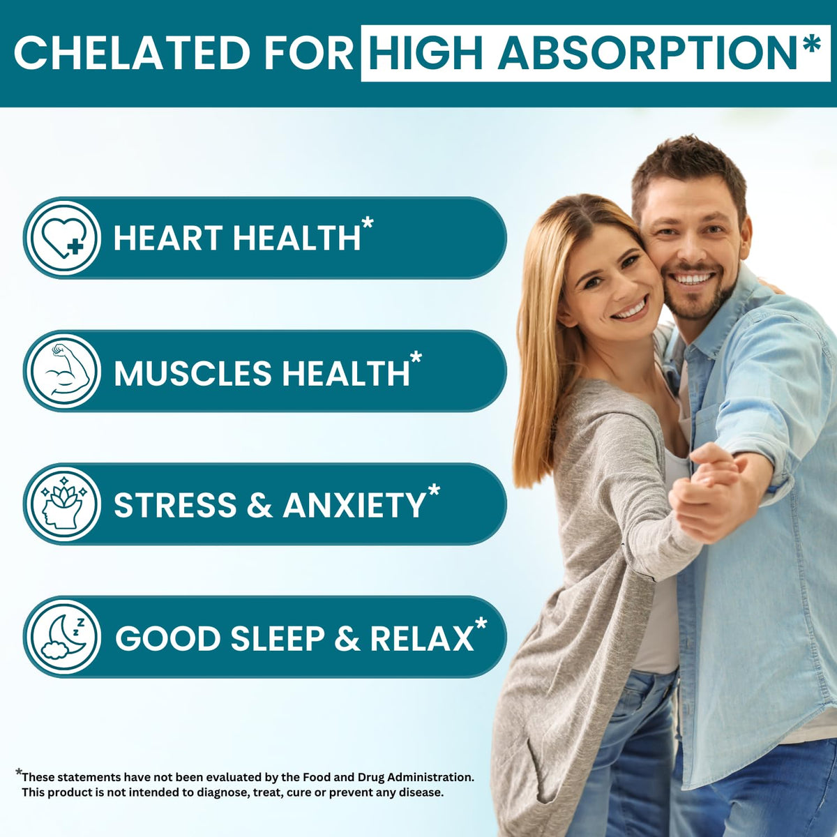 Buy supplements VITBOOST Magnesium Glycinate 500mg - High Absorption Chelated Supplement - Supports Sleep, Muscle Recovery & Heart Health - Non-GMO - Vitaza UK Supplements UK