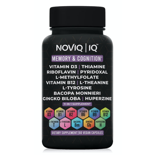 Buy supplements 11-in-1 Supplement: Supports Memory & Cognition - 100mg Ginkgo 150mg Bacopa 300mcg Huperzine 200mg L-Theanine 150mg L-Tyrosine & Bioactive B-Complex - Vitaza UK Supplements UK