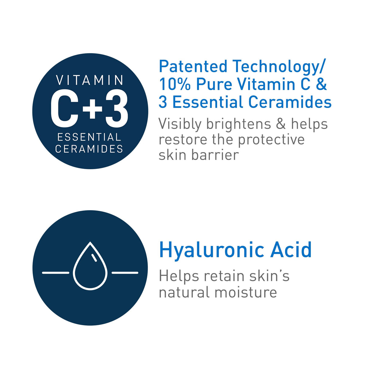 CeraVe Vitamin C Serum with Hyaluronic Acid | Skin Brightening Serum for Face CeraVeBuy Supplements Australia