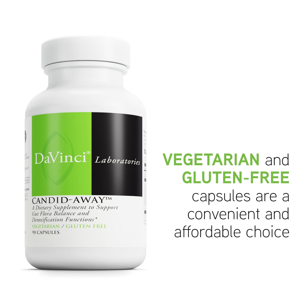 Buy supplements DAVINCI Labs Candid-Away - Digestive Gut Health Support, Immune System Support with Digestive Enzymes, Calcium, Magnesium & More - Vitaza UK Supplements UK