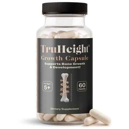 Buy supplements TruHeight Growth Capsules - Tall Nutrition for Natural Growth Supplement for Kids & Teens - Pediatric Vitamin D, K, Calcium & Ashwagandha - Bone Strength - Vitaza UK Supplements UK