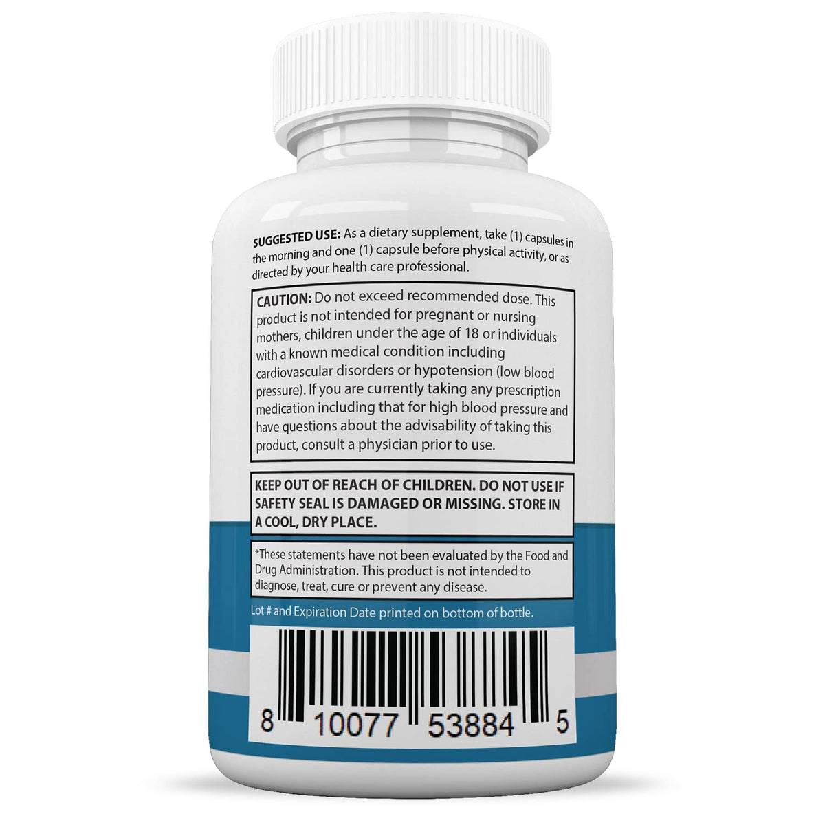 Justified Laboratories (5 Pack) Glucotrust Max 1295MG Formula Supplement Pills 300 cap Justified LaboratoriesBuy Supplements Australia