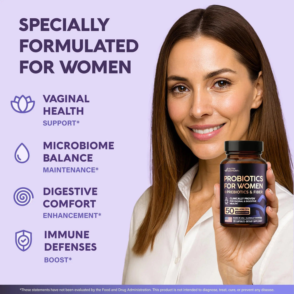 NUTRAHARMONY Multivitamins & Probiotics for Women NUTRAHARMONYBuy Supplements Australia