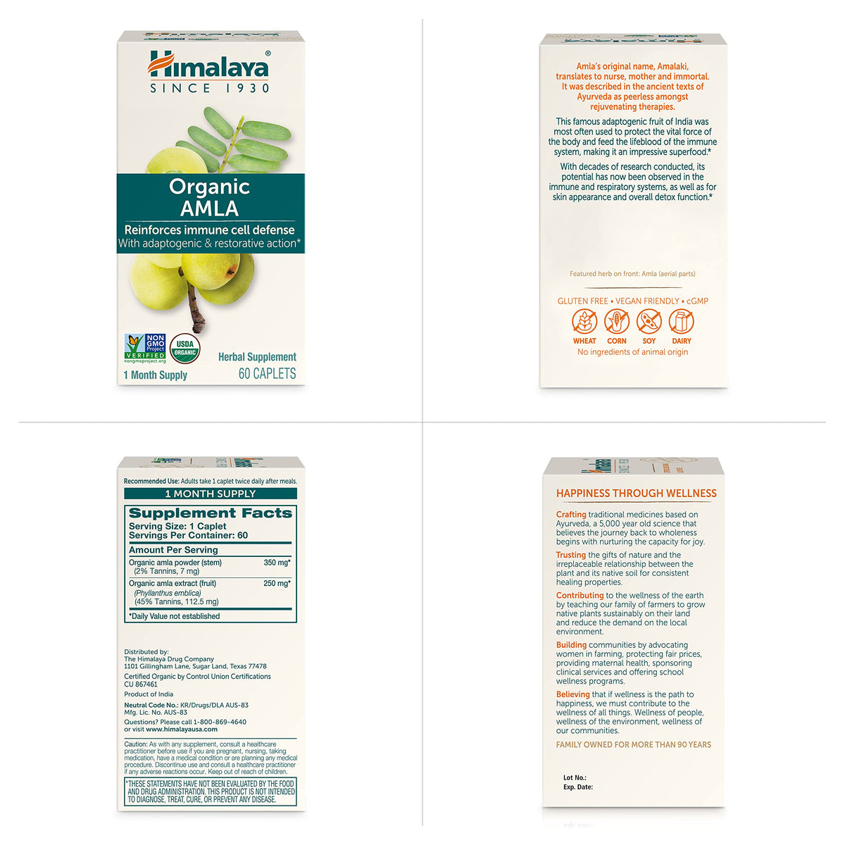 Buy supplements Himalaya Organic Amla - Herbal Immune Support Supplement with Adaptogen and Antioxidant - USDA Organic, Vegan - Vitaza UK Supplements UK