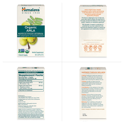 Buy supplements Himalaya Organic Amla - Herbal Immune Support Supplement with Adaptogen and Antioxidant - USDA Organic, Vegan - Vitaza UK Supplements UK