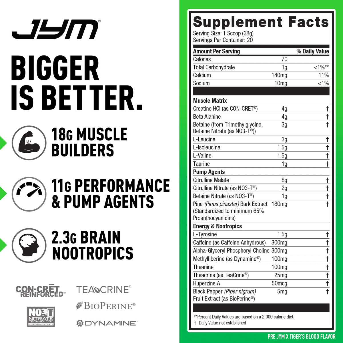 PRE JYM X - Tiger's Blood JYM Supplement ScienceBuy Supplements Australia