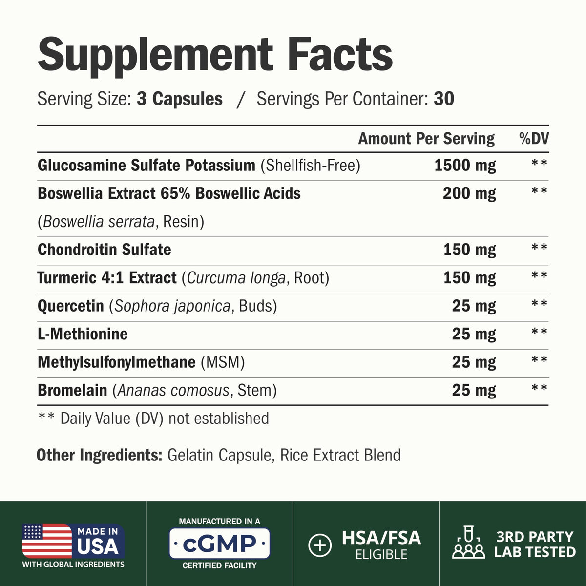 Buy supplements Glucosamine Chondroitin MSM – Joint Support Supplement for Women and Men with Glucosamine Sulfate 1500 mg, Chondroitin and MSM - Vitaza UK Supplements UK