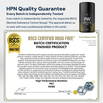 Buy supplements HPN PA(7) Phosphatidic Acid Muscle Builder Top Natural Muscle Builder - Boost mTOR | Build Mass and Strength from Your Workout | 30 Day Supply - Vitaza UK Supplements UK