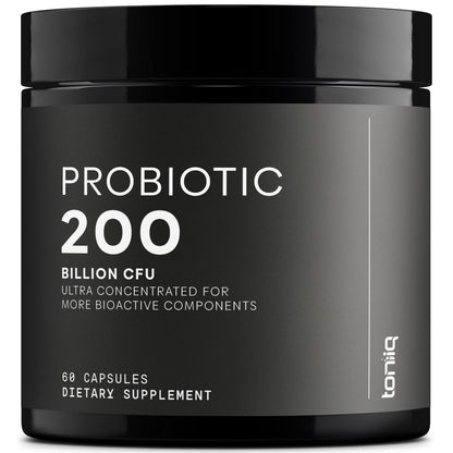 Buy supplements Toniiq 200 Billion CFU Probiotic Supplement 30 Verified Third-Party Tested Strains - Fully Shelf-Stable Probiotics Formula - Vitaza UK Supplements UK