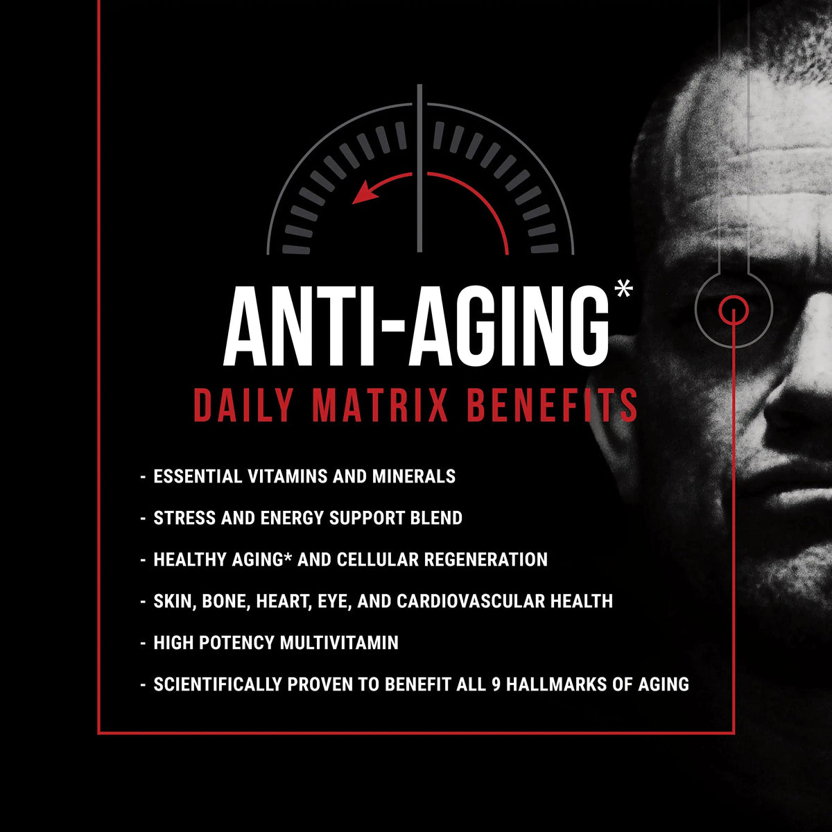 Jocko Fuel TIME WAR - Multivitamin for Men & Women. NAD Supplement for Healthy Aging, Heart, Bone, & Eye Health. Essential Vitamins and Minerals Jocko Fuel