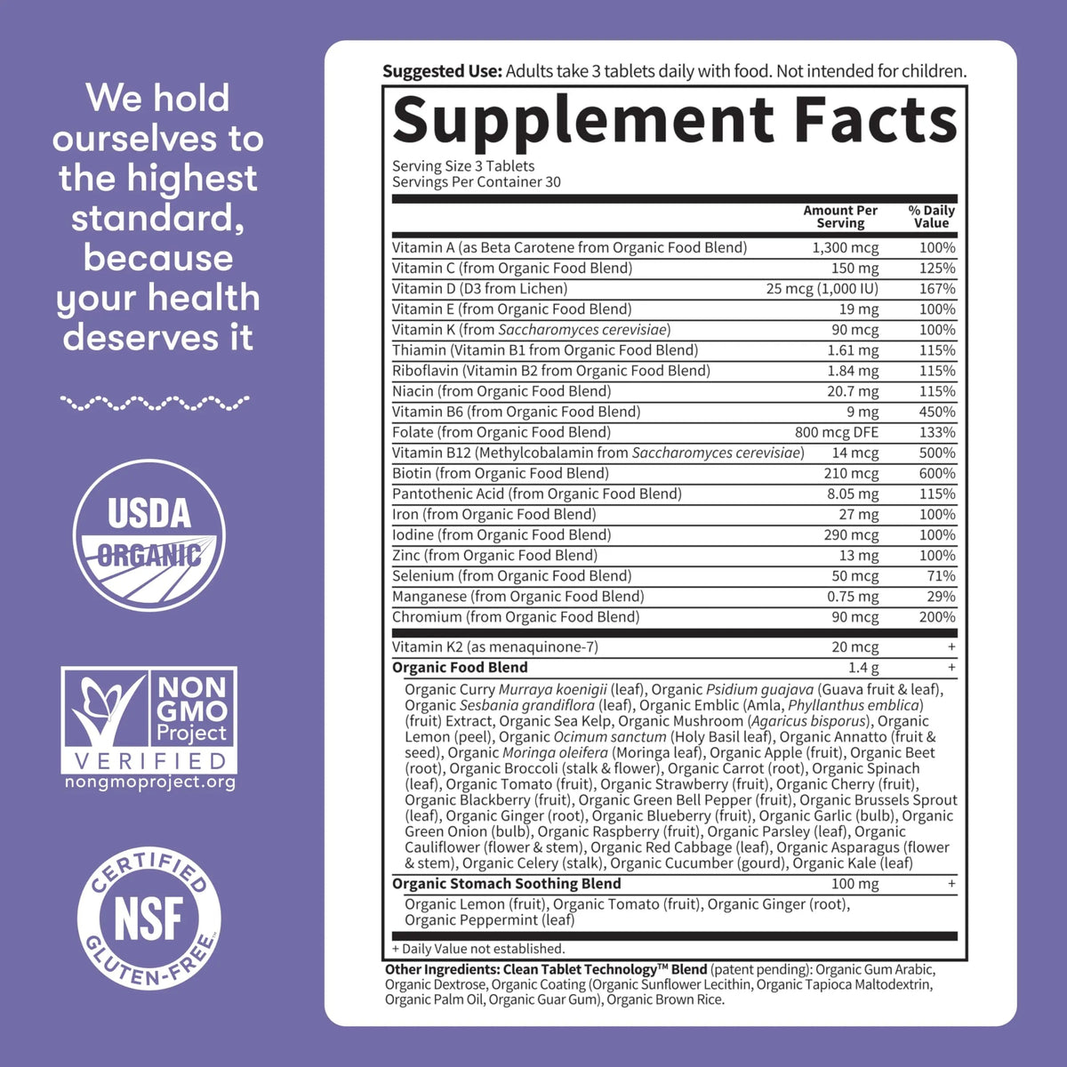 Garden of Life Organics, Prenatal Multi, 90 Vegan Tablets Garden of LifeBuy Supplements Australia