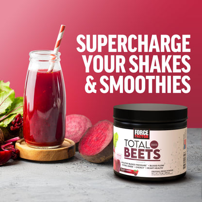 Buy supplements Force Factor Total Beets Drink Mix Superfood Powder with Nitrates to Support Circulation, Blood Flow, Nitric Oxide, Energy, Endurance, and Stamina - Vitaza UK Supplements UK