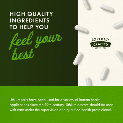 Buy supplements Swanson Lithium Orotate Mood and Memory Support Supplement for Stress-Prone Adults Seeking Emotional Wellness - Vitaza UK Supplements UK