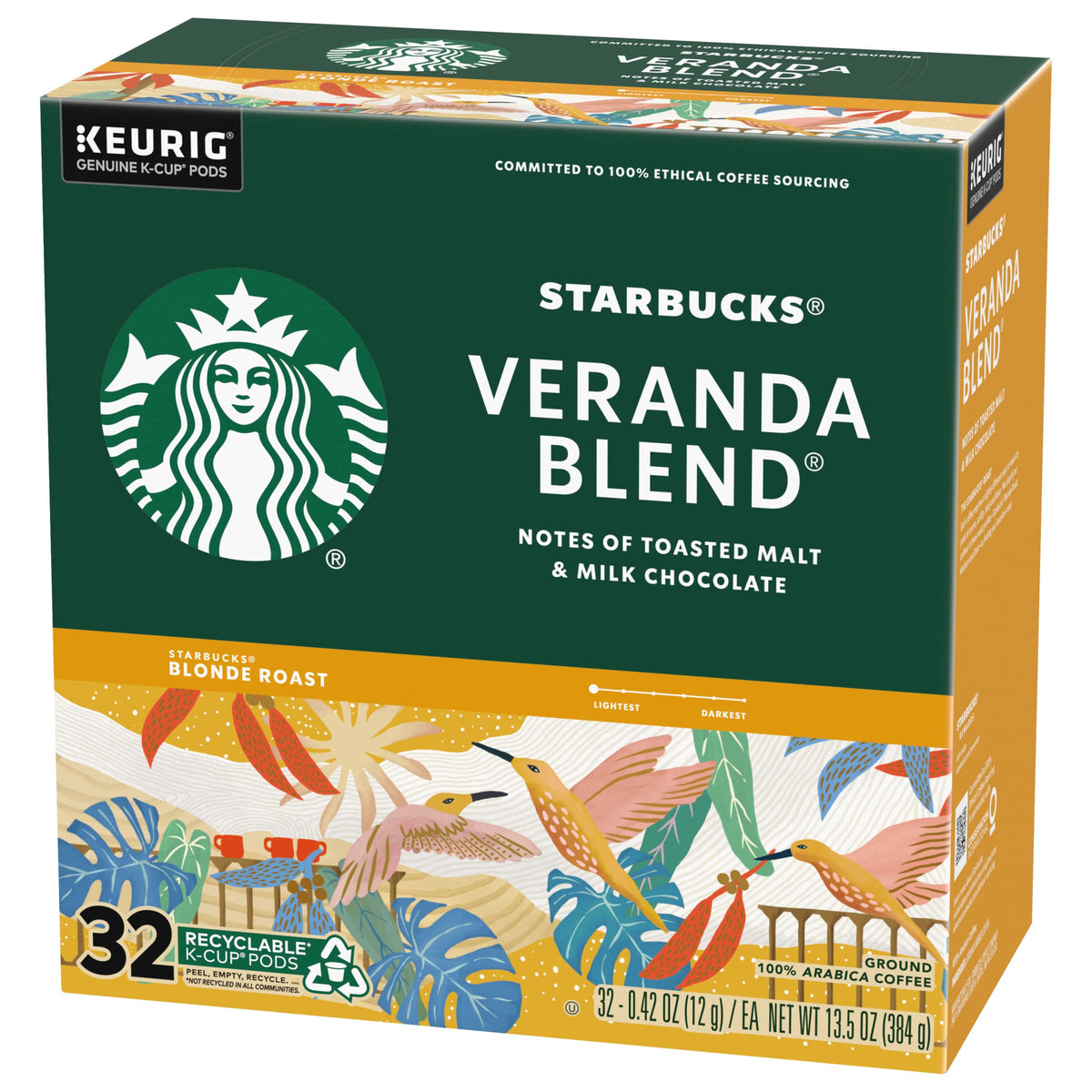 Starbucks Veranda Blend Coffee K-Cups,4/24 Pack-96 K-Cups StarbucksBuy Supplements Australia