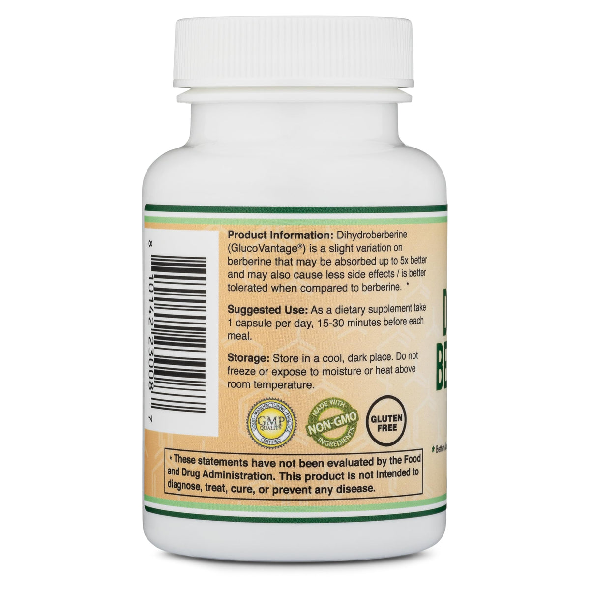 Buy supplements Dihydroberberine Supplement 100mg, 60 Capsules (Patented GlucoVantage Super - Vitaza UK Supplements UK