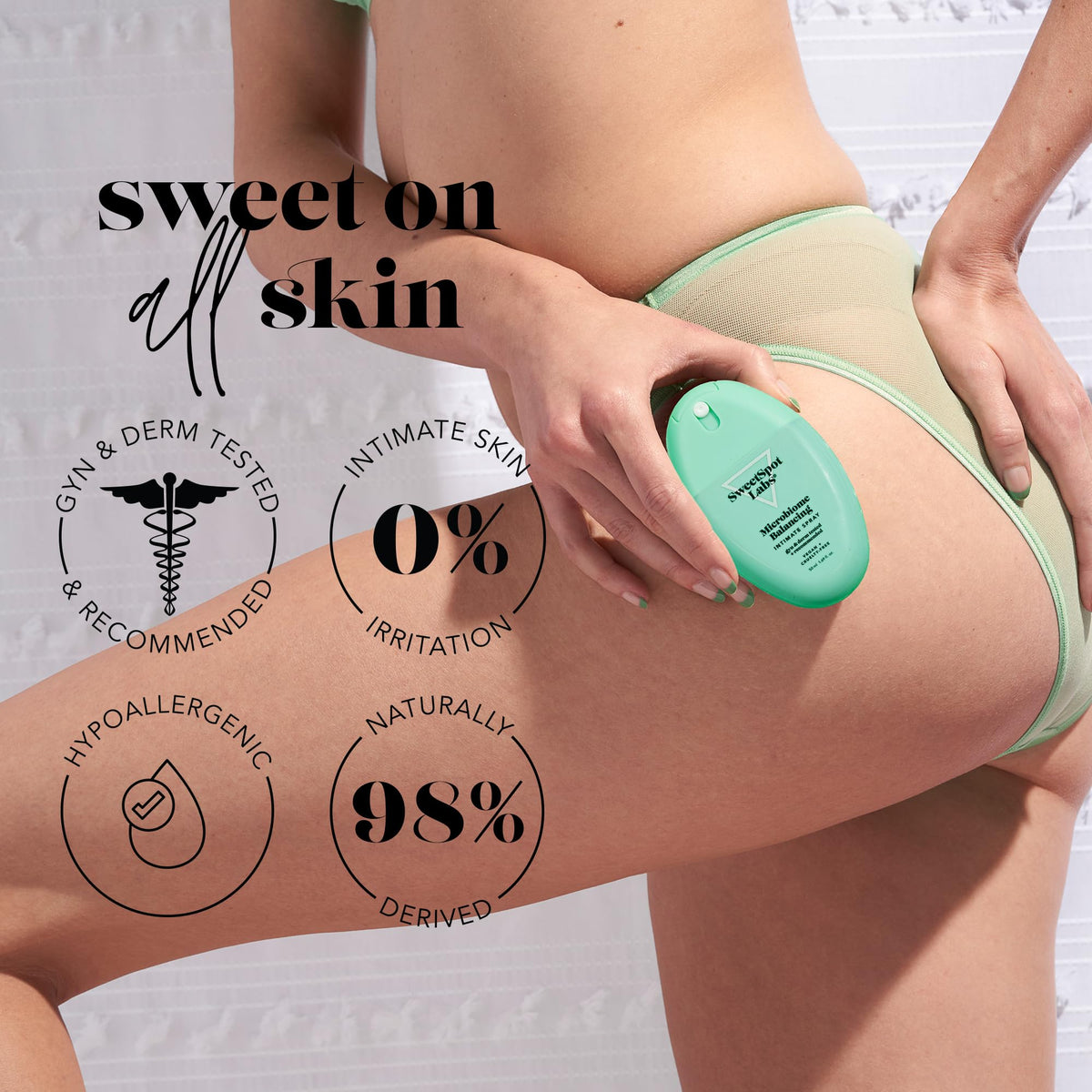 SweetSpot Labs Microbiome Balancing Feminine Spray, Deodorant Spray for External Vaginal Odor & pH SweetSpot LabsBuy Supplements Australia