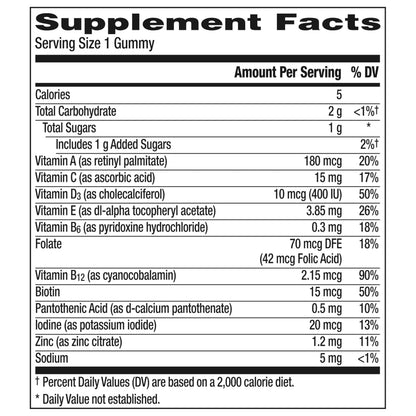 Buy supplements Centrum Kids Multivitamin Gummies, Tropical Punch Flavor Made With Natural Flavors, Stocking Stuffer, 150 Count, 150 Day Supply - Vitaza UK Supplements UK