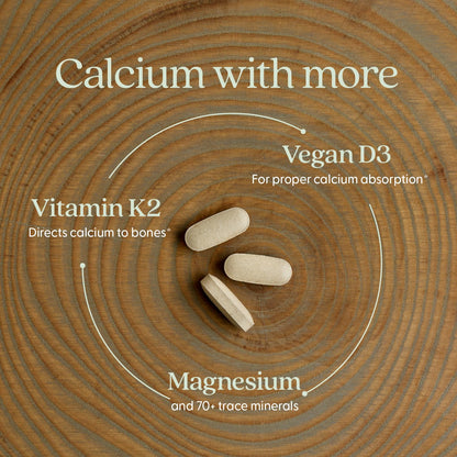 Buy supplements New Chapter Calcium Supplement - Bone Strength Plant-Based USDA Organic Calcium with Magnesium, Vitamin D3+K2, for Bone Health & Joint Mobility, Heart Support - Vitaza UK Supplements UK