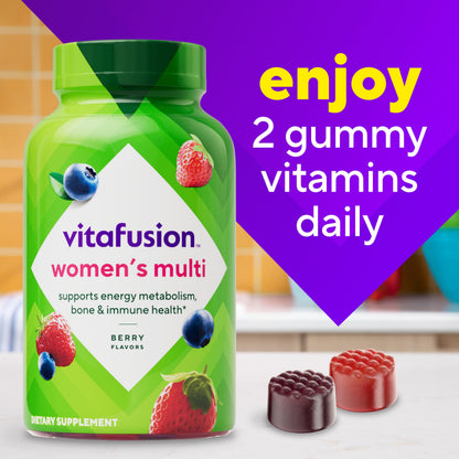 Buy supplements Vitafusion Adult Gummy Vitamins for Women, 120 Count - Vitaza UK Supplements UK