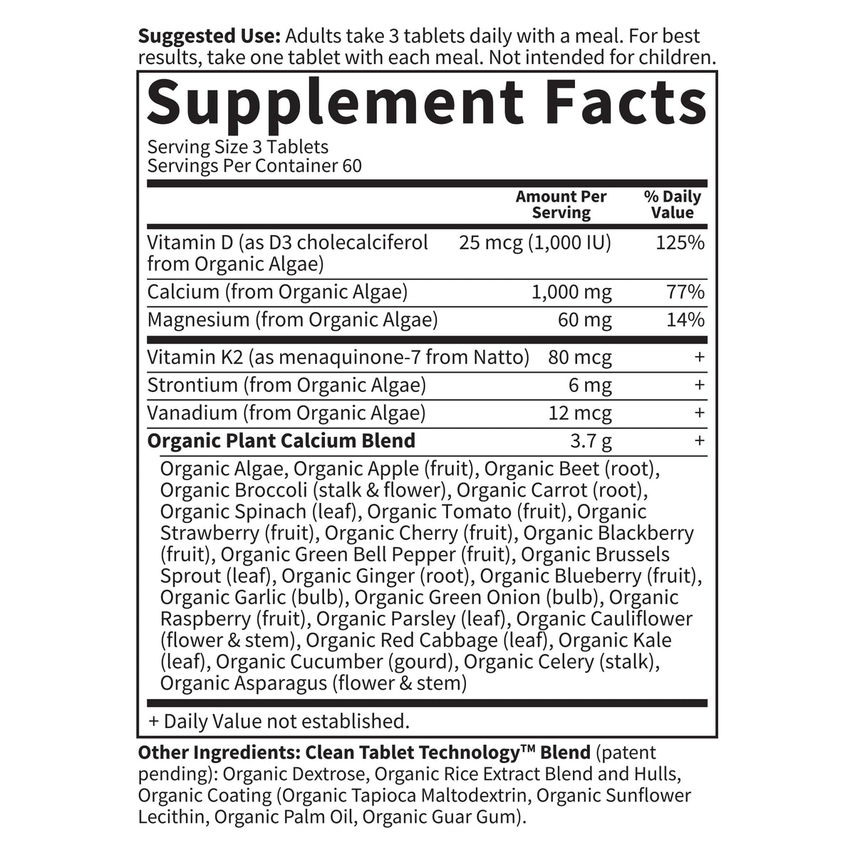 Buy supplements Garden of Life Calcium Supplement with Magnesium & Organic Vitamin D3 K2, Made from Whole Foods, Gluten-Free, 180 Count - Vitaza UK Supplements UK