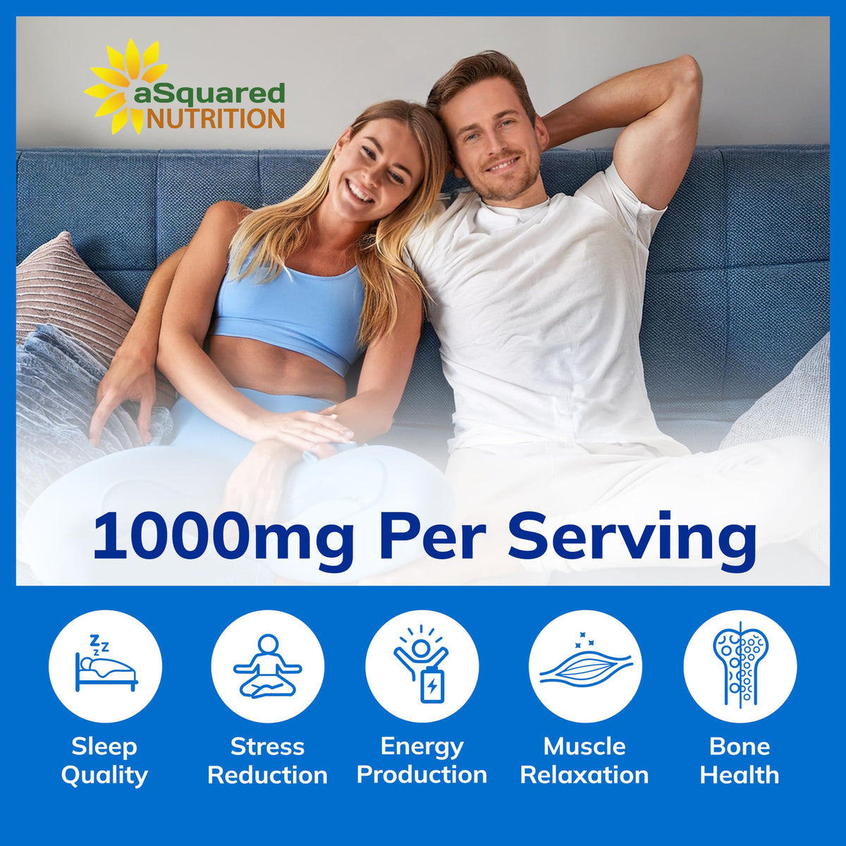 Buy supplements Magnesium Glycinate 1000mg with Vitamin D3 & B6-500mg per Capsule - Pure Elemental Mag Supplement Complex for Sleep, Muscle, Bone Health - Vitaza UK Supplements UK