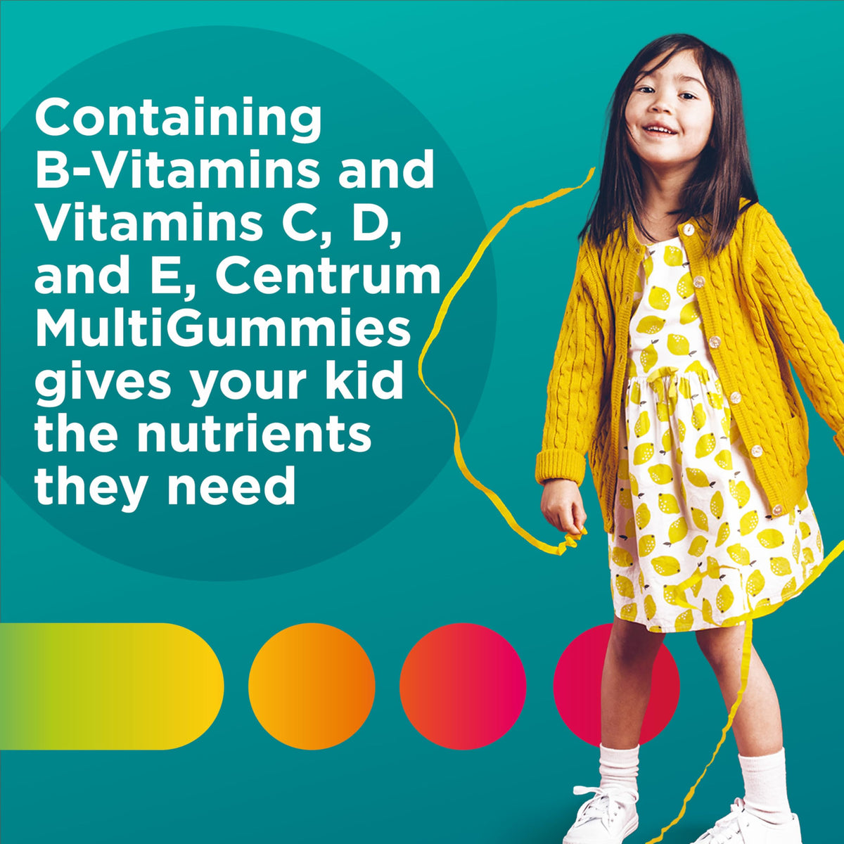 Buy supplements Centrum Kids Multivitamin Gummies, Tropical Punch Flavor Made With Natural Flavors, Stocking Stuffer, 150 Count, 150 Day Supply - Vitaza UK Supplements UK