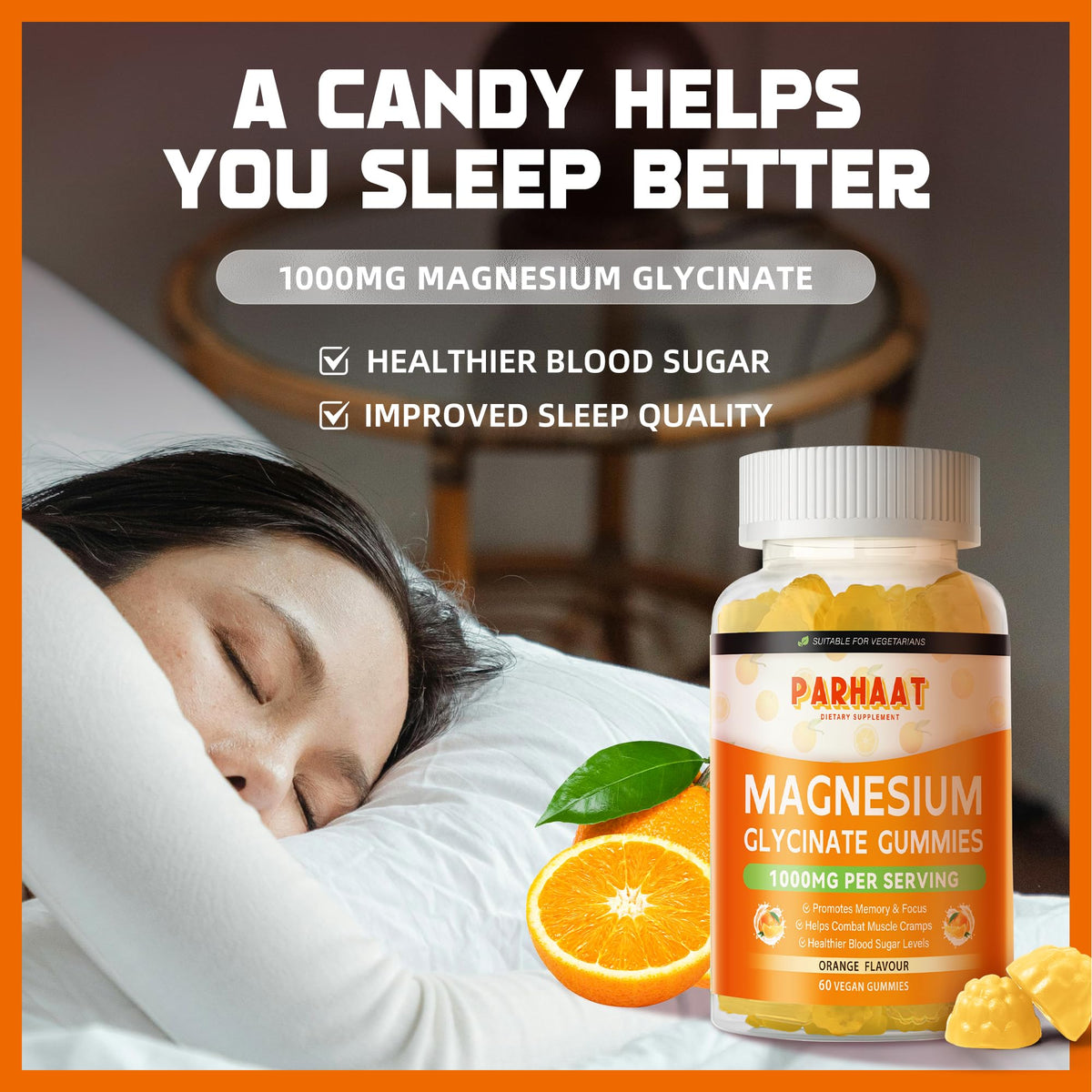 Buy supplements Magnesium Glycinate Gummies 1000mg - Sugar Free Magnesium Potassium Supplement with Vitamin D, B6, CoQ10 for Calm Mood & Sleep Support - Vitaza UK Supplements UK