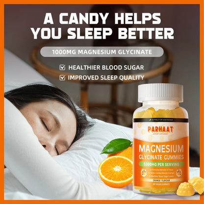 Buy supplements Magnesium Glycinate Gummies 1000mg - Sugar Free Magnesium Potassium Supplement with Vitamin D, B6, CoQ10 for Calm Mood & Sleep Support - Vitaza UK Supplements UK
