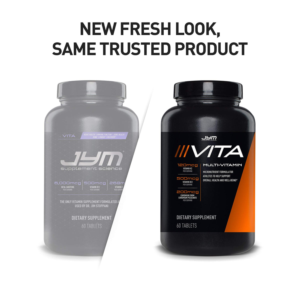 Buy supplements JYM Supplement Science Vita JYM Sports Multivitamin & Mineral Support, Vitamin A, C, B6, B12, E, K, Boron, Biotin, Potassium 60 Tablets - Vitaza UK Supplements UK