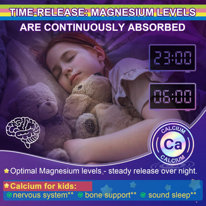 Buy supplements Neviss Magnesium Glycinate + Calcium Filled Gummies for Adults and Kids 4+, Kids Sleep Gummies Melatonin Free, Sugar Free Magnesium Supplement with B6 D3, Vitaza UK Supplements UK