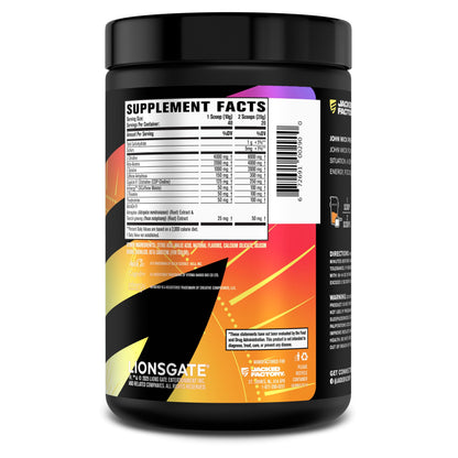 Buy supplements Jacked Factory X John Wick - Wick Mode Pre Workout Powder - Intense Energy, Battle-Ready Focus, Unstoppable Commitment, and Sheer Will - Vitaza UK Supplements UK