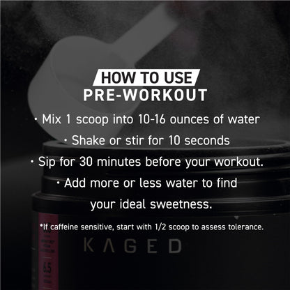 Buy supplements Kaged Stimulant Free Pre Workout Powder | Fruit Punch | Pre-Kaged | Formulated with Creatine, Beta Alanine | No Jitters | 20 Servings - Vitaza UK Supplements UK