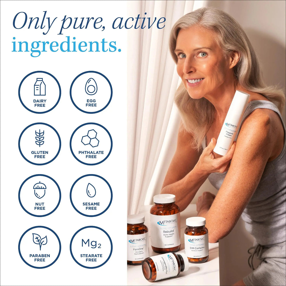 Metabolic Maintenance The Big One Plus Multivitamin without Iron - Iron Free Multivitamin for Women & Men with Vitamin A, C, Minerals Metabolic Maintenance