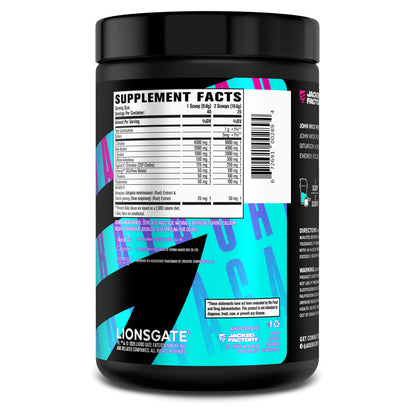 Buy supplements Jacked Factory X John Wick - Wick Mode Pre Workout Powder - Intense Energy, Battle-Ready Focus, Unstoppable Commitment, and Sheer Will - Vitaza UK Supplements UK