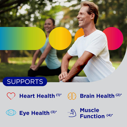 Buy supplements Centrum Minis Silver Multivitamin for Men 50 Plus, Multivitamin/Multimineral Supplement, Vitamin D3, B-Vitamins and Zinc, Non-GMO Ingredients, Supports Memory - Vitaza UK Supplements UK