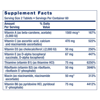 Buy supplements Life Extension Two-Per-Day Multivitamin - Packed with Over 25 Vitamins, Minerals & Extracts -Vitamins B6, C, D - Zinc - Two-Month Supply - Vitaza UK Supplements UK