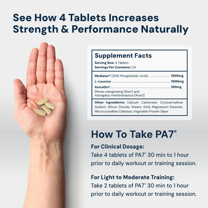 Buy supplements HPN PA(7) Phosphatidic Acid Muscle Builder Top Natural Muscle Builder - Boost mTOR | Build Mass and Strength from Your Workout | 30 Day Supply - Vitaza UK Supplements UK