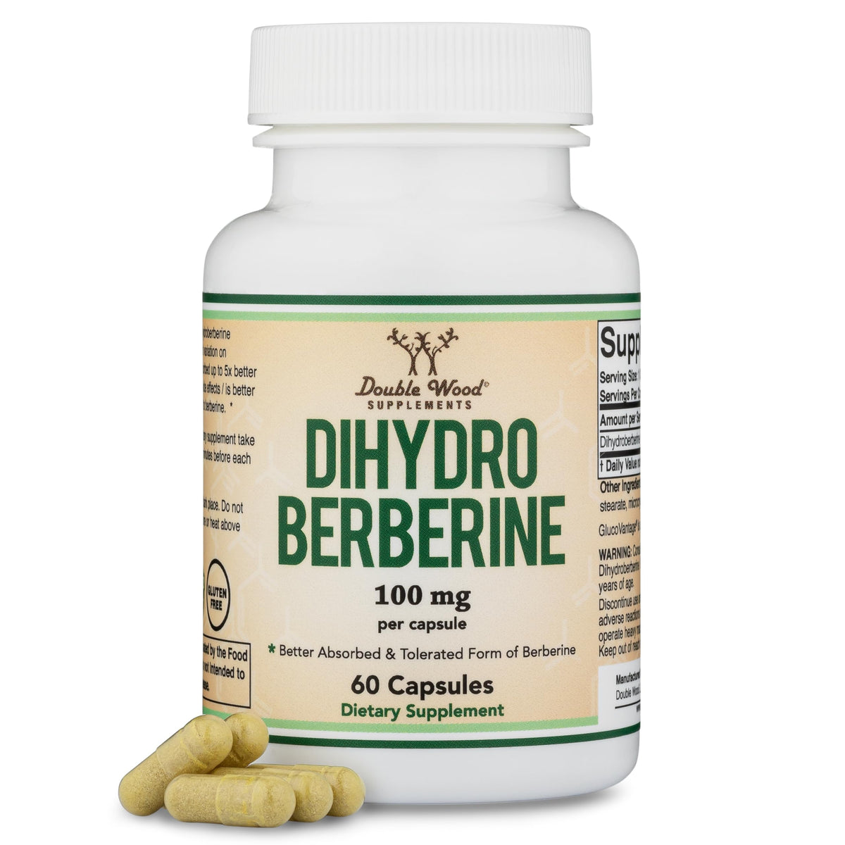 Buy supplements Dihydroberberine Supplement 100mg, 60 Capsules (Patented GlucoVantage Super - Vitaza UK Supplements UK