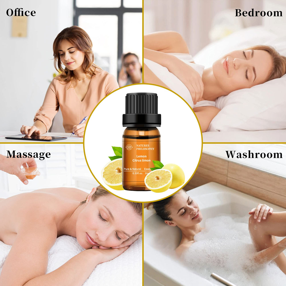 Lemon Essential Oil,100% Pure Organic Essential Oils for Aromatherapy, Diffuser, Massage, Soap Making NP NATURES PHILOSOPHYBuy Supplements Australia