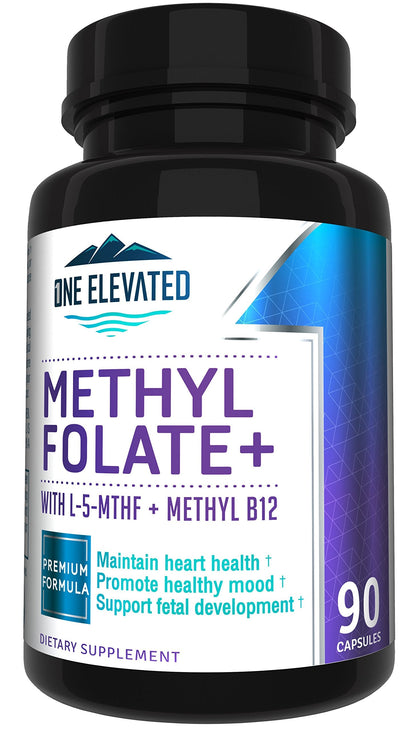 Buy supplements Double Strength & Most Bioactive Methyl Folate! Uniquely Formulated with Highest Pharmaceutical Grade Methylcobalamin (B12), Niacin, B1, B2 B6. - Vitaza UK Supplements UK