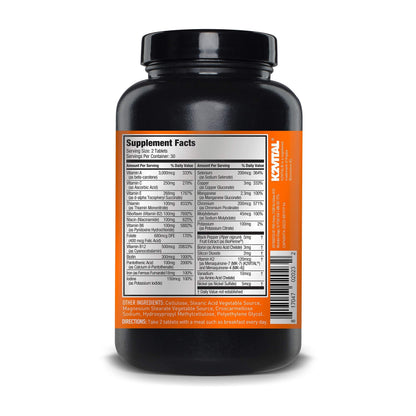 Buy supplements JYM Supplement Science Vita JYM Sports Multivitamin & Mineral Support, Vitamin A, C, B6, B12, E, K, Boron, Biotin, Potassium 60 Tablets - Vitaza UK Supplements UK